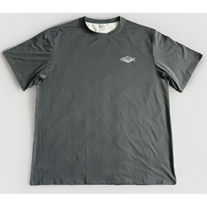 Palmyth Men's Fishing Shirt Short Sleeve Sun Protection UV UPF 50+ SPF T-Shirt